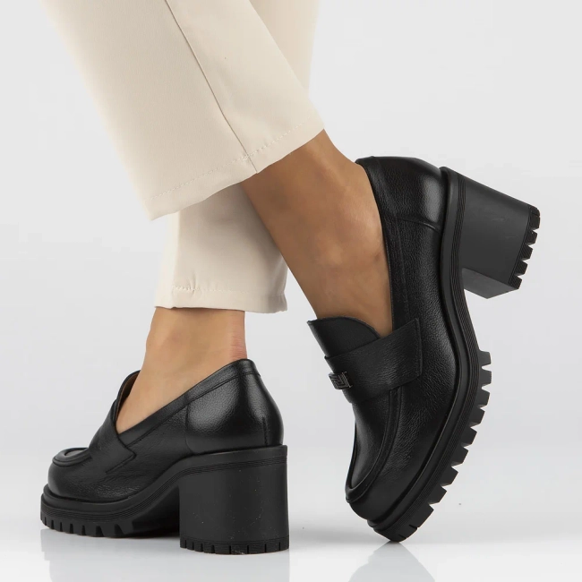 Leather shoes Filippo 20168 black