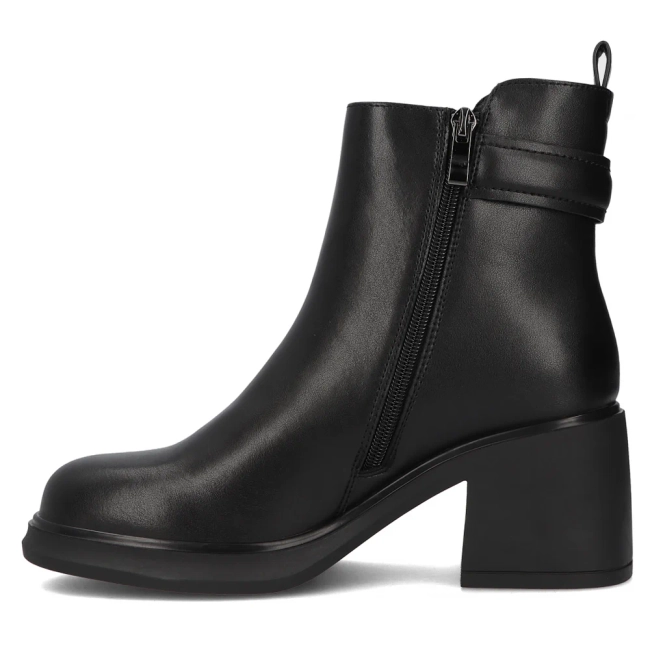 Leather ankle boots Filippo DBT6547/24 BK black