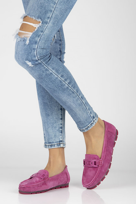 Leather loafers Filippo DP3630/23 FH pink