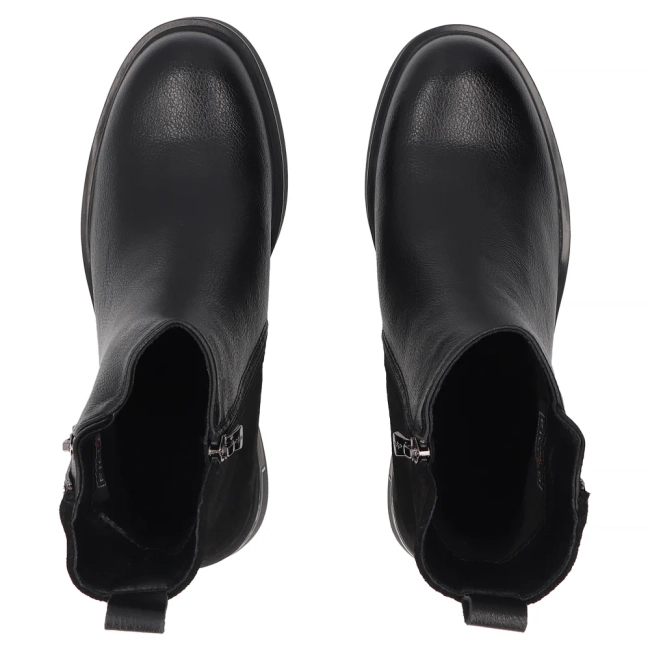 Leather ankle boots Filippo DBT8040/26 BK black