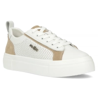 Skórzane sneakersy Filippo DP6040/24 WH BE białe