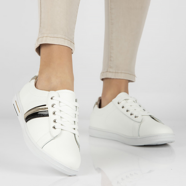 Leather shoes Filippo DP4522/23 WH white