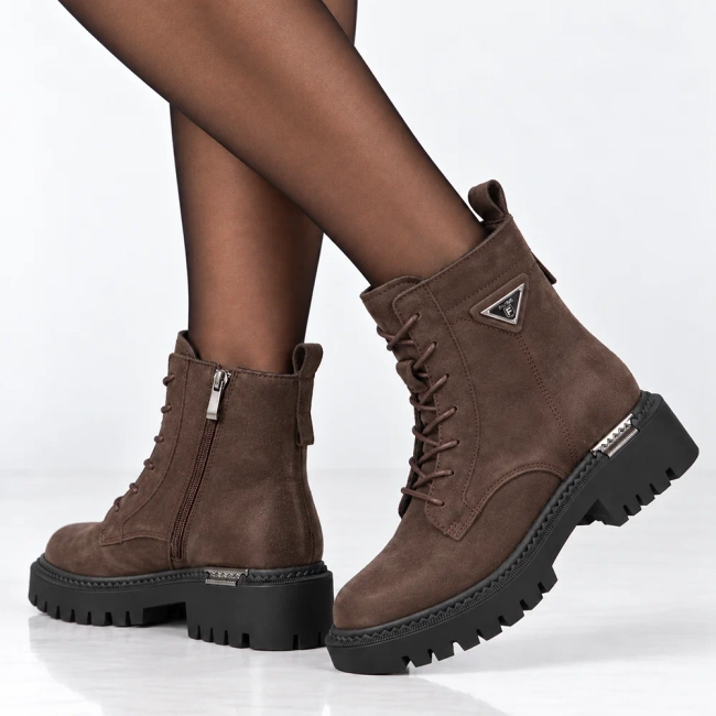 Skórzane botki Filippo DBT8063/26 D BR brązowe