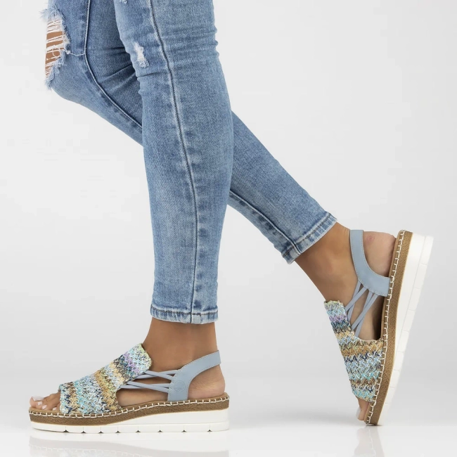 Sandals Rieker V1241-90 blue