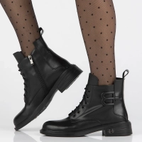 Leather ankle boots Filippo DBT6320/24 BK black
