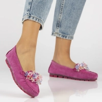 Leather loafers Filippo DP4549/24 FH pink