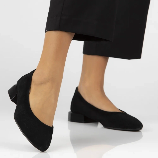 Leather shoes Filippo DP6789/25 BK black