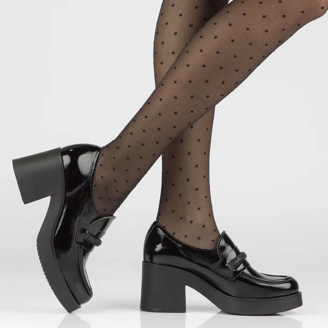 Leather shoes Filippo 20157 black