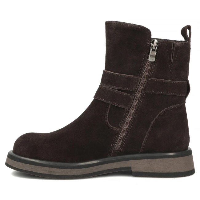 Skórzane botki Filippo DBT7951/26 D BR brązowe