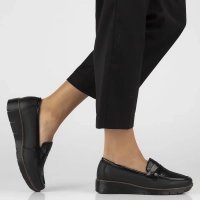 Leather shoes Filippo DP6455/24 BK black