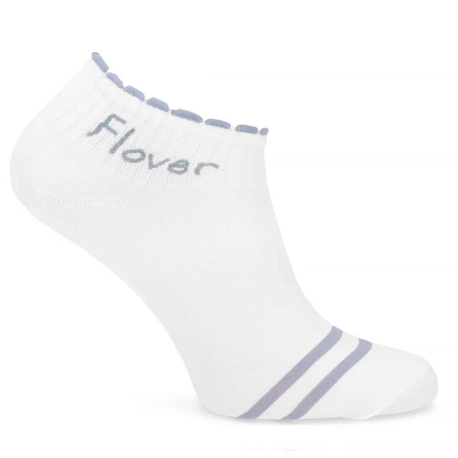 Women's Socks 2401-13 flower white