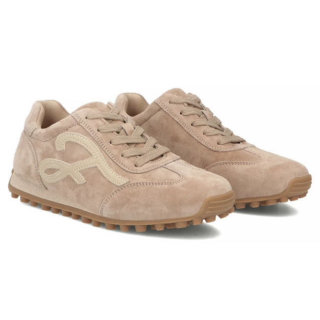 Skórzane sneakersy Filippo DP7961/26 BE beżowe