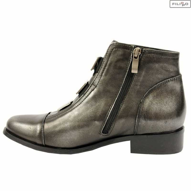 Botki GINA PIACCI 65-3558-e04-1g czarny/srebro 8021767