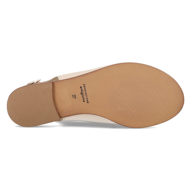 Leather sandals Filippo 116 beige