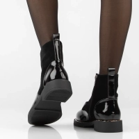 Skórzane botki Filippo DBT8134/26 BK czarne