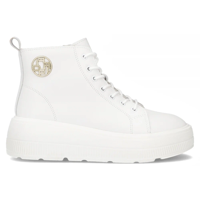 Leather ankle boots DBT6374/24 WH white