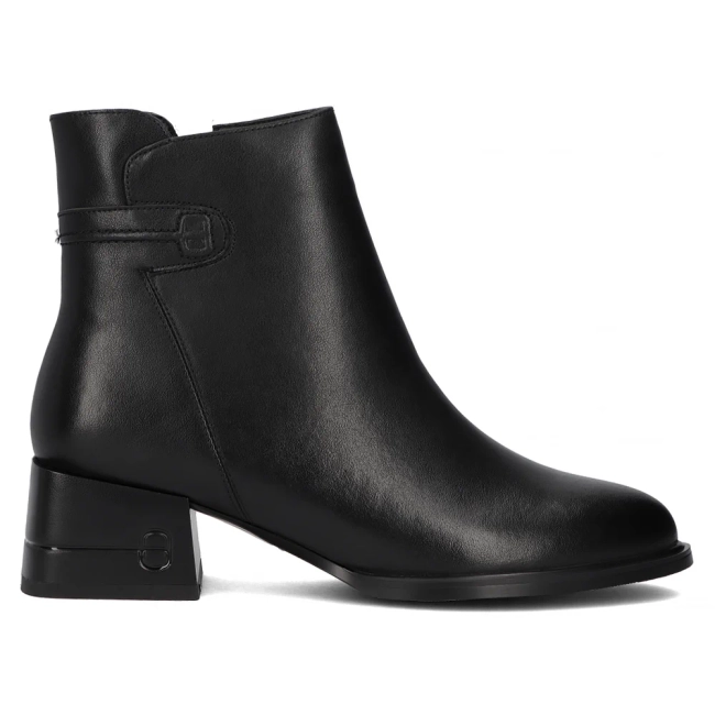 Leather ankle boots Filippo DBT6323/24 BK black