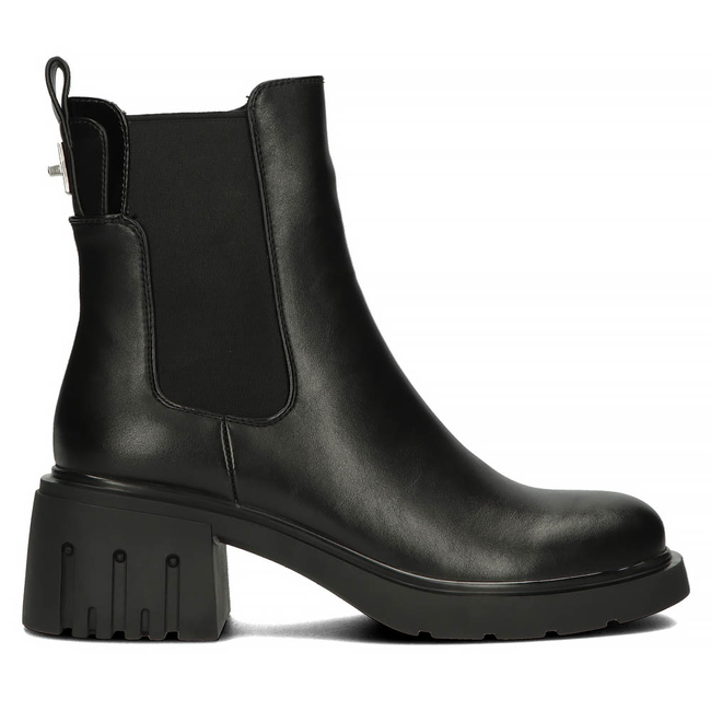 Botki na obcasie Filippo DBT4080/22 BK czarne
