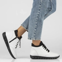 Artiker leather boots 55C0906 white