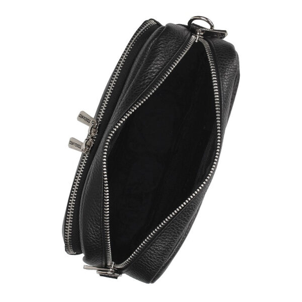 Handbag Toscanio Leather Messenger Bag E5 black