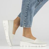 Leather shoes Filippo 1091 white