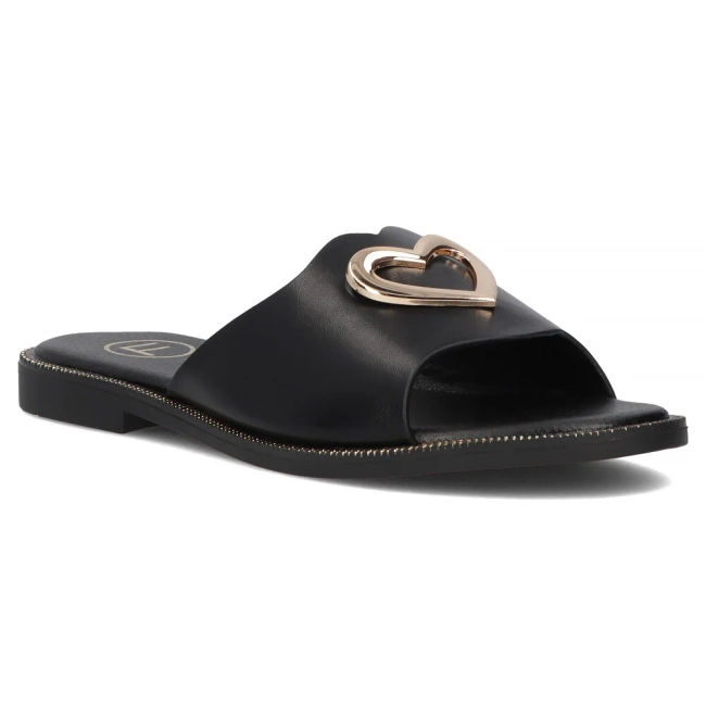 Klapki Filippo DK6909/25 BK czarne