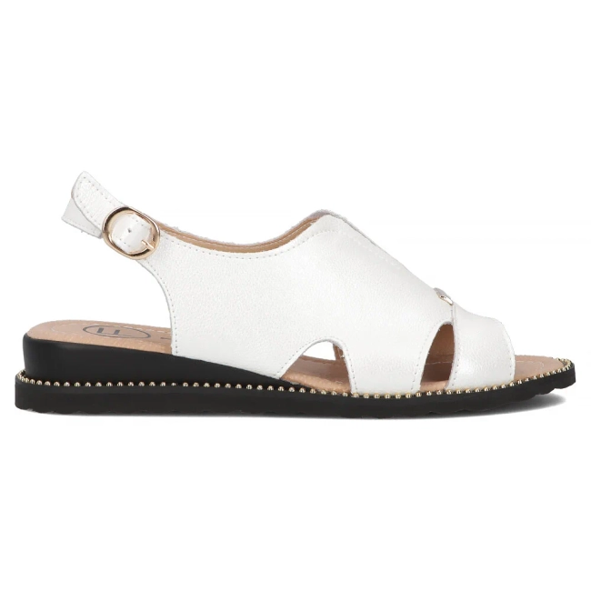 Leather sandals Filippo DS4470/25 WH white