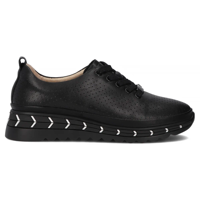 Leather shoes Filippo DP6800/25 BK black