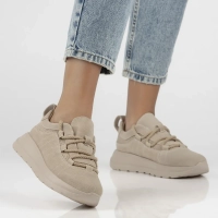 Leather sneakers Filippo DP6706/25 BE beige