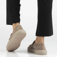 Leather loafers Filippo DP7566/26 BE beige
