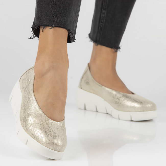 Leather shoes DP4560/23 GO gold