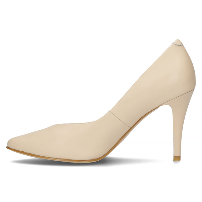 Leather pumps Filippo DP4428/23 BE beige