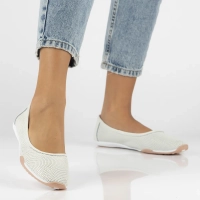 Leather shoes Filippo DP3681/24 WH white