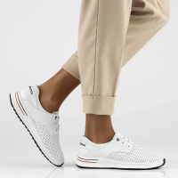 Leather shoes Filippo DP6022/24 WH white