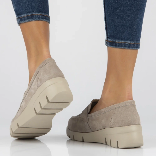 Leather shoes DP6248/24 BE beige