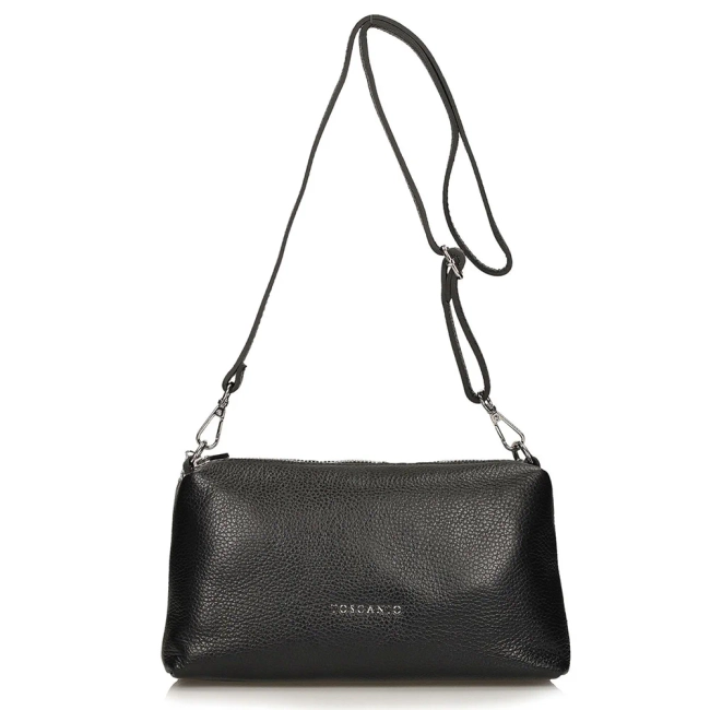 Leather handbag Toscanio F191 black