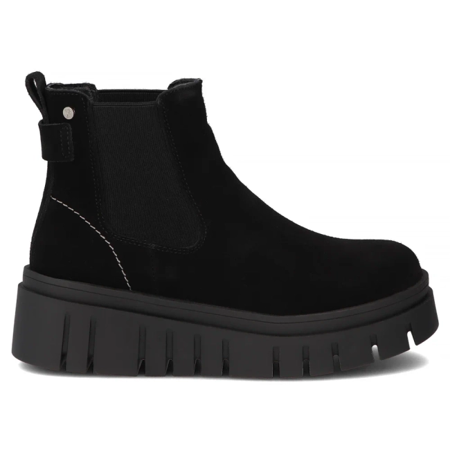 Leather ankle boots Filippo DBT7266/25 BK black