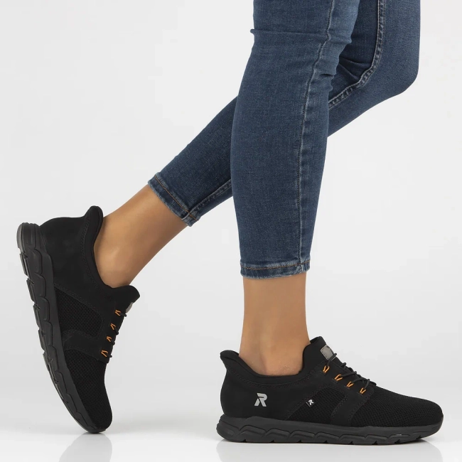 Sneakersy Rieker M9050-00 czarne