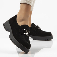 Leather shoes Filippo 20089 black