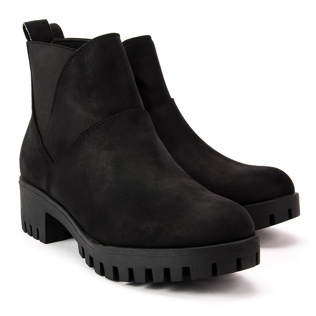 Botki FILIPPO DBT333/17 BK Czarne