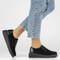 Leather shoes Filippo DP4924/23 BK black