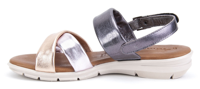 Sandals Tamaris 1-28710-20 966 Pewter Comb