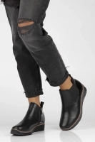 Leather ankle boots Filippo DBT4706/23 BK black