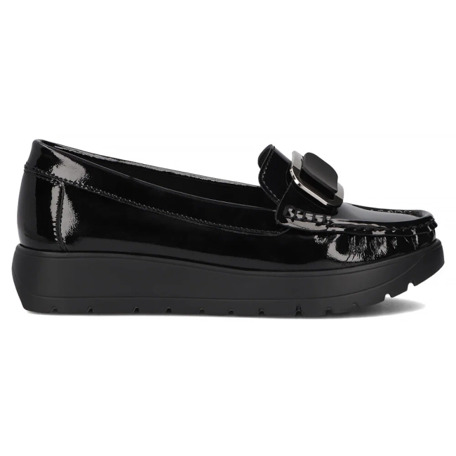 Leather loafers Filippo DP7056/25 BK L black