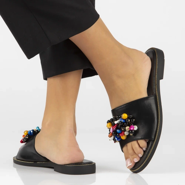 Slippers Filippo DK6233/24 BK black