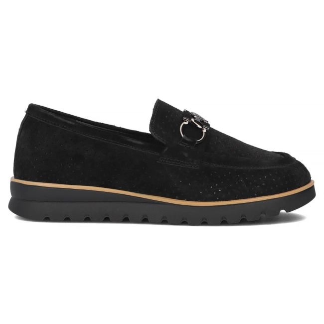 Leather shoes Filippo DP6851/25 BK black