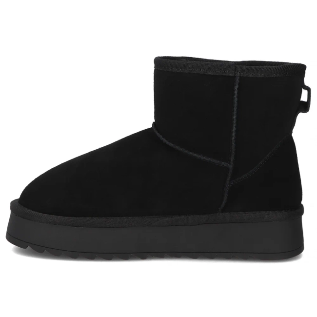 Leather snow boots Filippo DBT7329/26 BK black