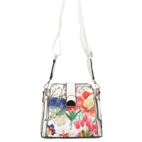 White handbag mila flora