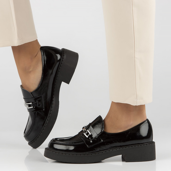 Leather shoes Filippo 20108 black