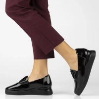 Leather shoes Filippo DP7396/25 BK L black